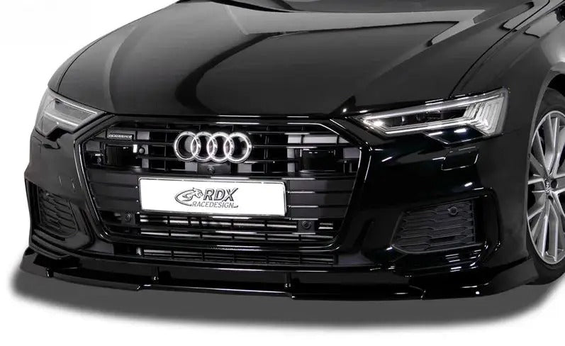 RDX Racedesign, Frontspoiler Vario-X passend für Audi A6 (4K) S-Line/S6 2018- (PU), PU-Rim, Unlackiert