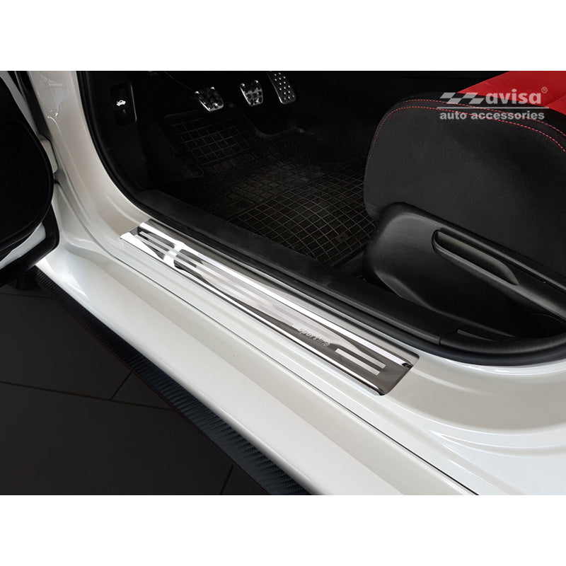 Avisa, Edelstahl Einstiegsleisten passend für Honda Civic X HB 5-türer 2017-2022 Sportline - 4-Teilig, Inox