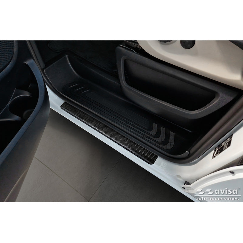 Avisa, Einstiegsleisten, Aluminium, Passend für Mercedes Vito III / V-Class (W447) 2014-, 'Riffelblech' – 2 Teile, Schwarz