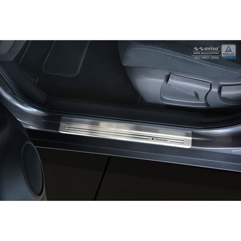 Avisa, Edelstahl Einstiegsleisten passend für Nissan X-Trail III 2014-2017 & FL 2017-2021 - Exclusive - 4-teilig, Inox
