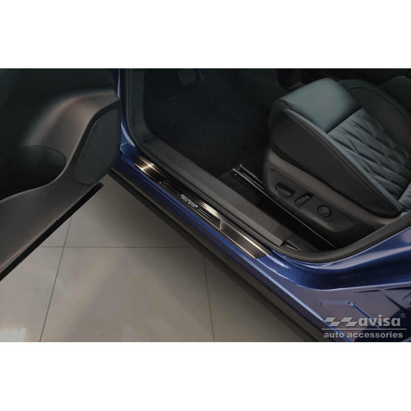 Avisa, Schwarz Edelstahl Einstiegsleisten passend für Nissan X-Trail IV 2021- - Performance Special Edition - 4-Teilig
