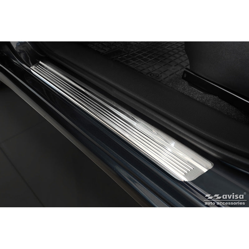 Avisa, Edelstahl Einstiegsleisten passend für Honda Civic X HB 5-türer 2017- Lines - 4-Teilig, Inox