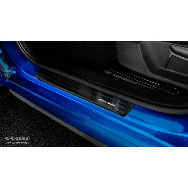 Avisa, Schwarz Edelstahl Einstiegsleisten passend für Skoda Kamiq 2019- Special Edition - 4-Teilig