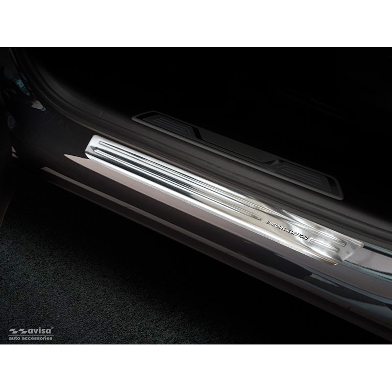 Avisa, Edelstahl Einstiegsleisten passend für Volkswagen Touareg III 2018- Inkl. Facelift - Special Edition - 4-teilig, Silber