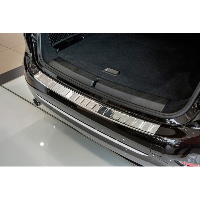Avisa, Edelstahl Heckstoßstangenschutz passend für BMW 2er F46 Gran Tourer 2015- exkl. M-Paket Ribs, Silber