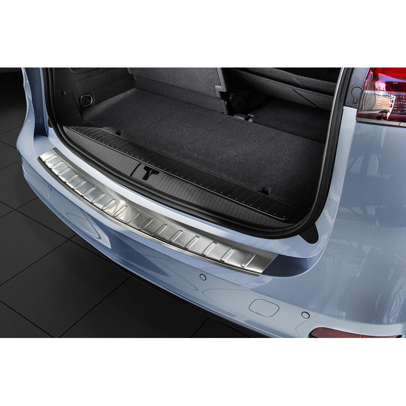 Avisa, Edelstahl Heckstoßstangenschutz passend für Opel Zafira C 2012- Ribs, Silber