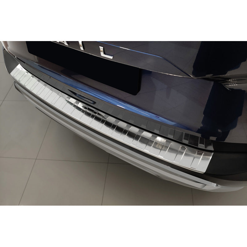 Avisa, Edelstahl Heckstoßstangenschutz passend für Nissan X-Trail IV (T33) 2021- Ribs, Silber