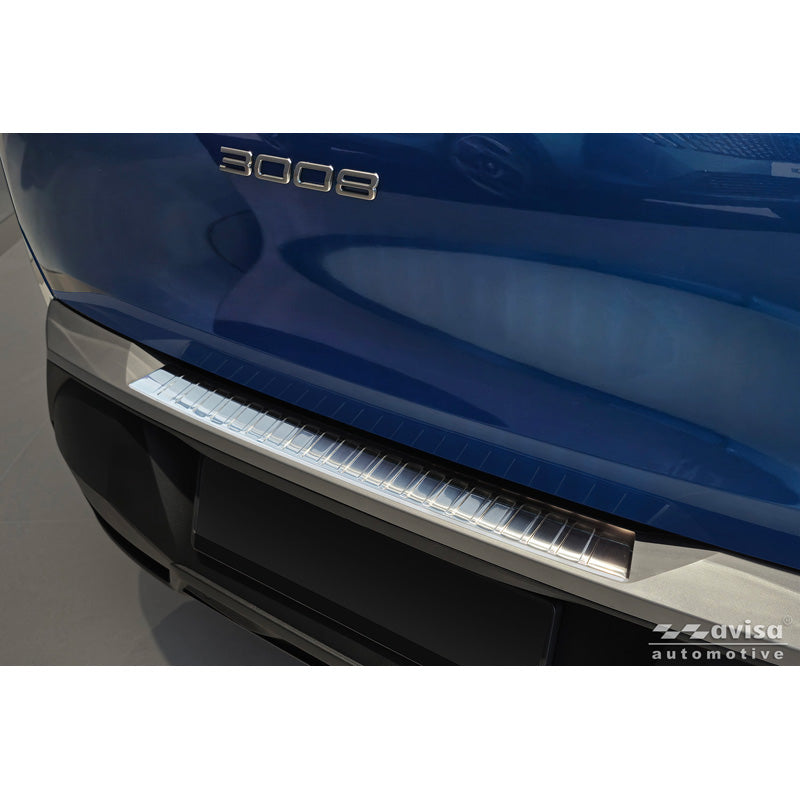 Avisa, Heckstoßstangenschutz, Edelstahl, Passend für Peugeot 3008 III 2024-, 'Ribs'