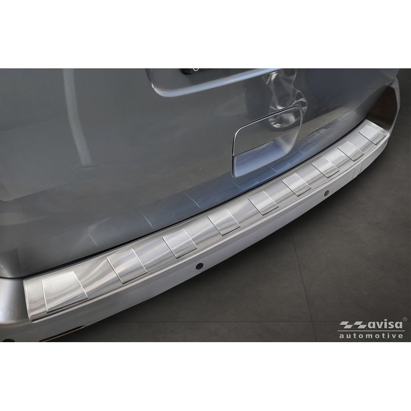 Avisa, Heckstoßstangenschutz, Edelstahl, längere Version, passend für Citroën Spacetourer & Jumpy (2016-)/Peugeot Traveller & Expert (2016-)/Toyota Proace Verso (2016-)/Opel Vivaro & Zafira Life (2019-)