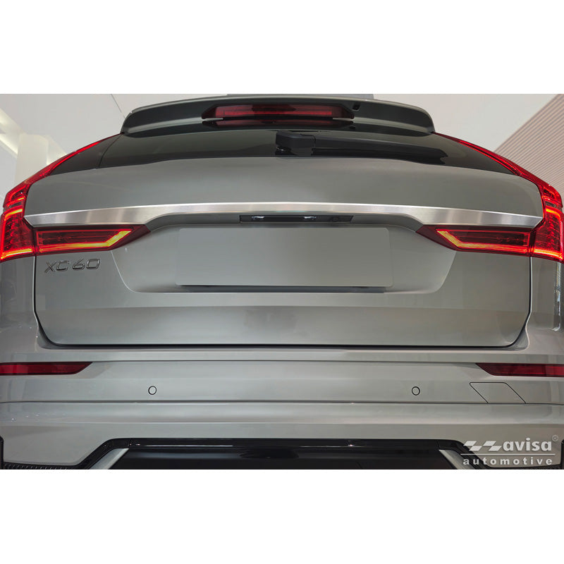 Avisa, Heckklappenverkleidung, Gebürsteter Edelstahl, passt zu Volvo XC60 II (2017-2021) & Facelift (2021-)