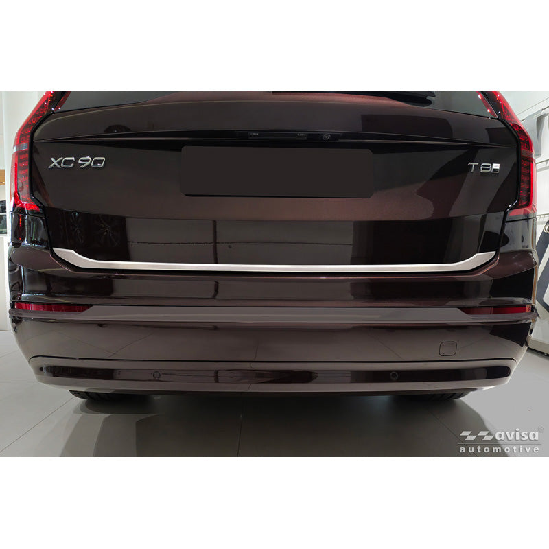 Avisa, Heckklappenverkleidung, Gebürsteter Edelstahl, passt zu Volvo XC90 II (2015-2019), Facelift (2019-2024) & Facelift (2024-)