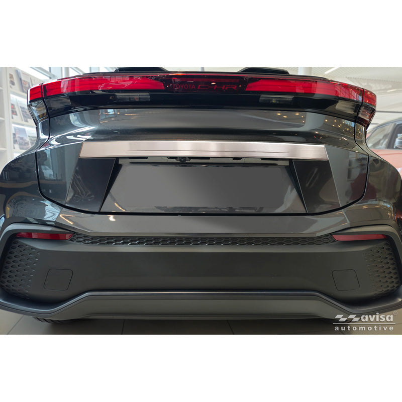 Avisa, Heckklappenleiste, gebürsteter Edelstahl, passt zu Toyota C-HR II (X20) (2023-)