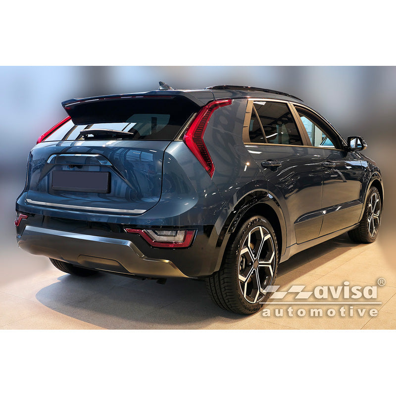 Avisa, Heckklappenleiste, gebürsteter Edelstahl, passt zu Kia Niro II (2022-)