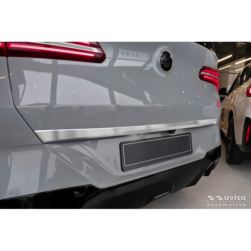 Avisa, Heckklappenleiste, gebürsteter Edelstahl, passend für BMW X3 (G45) (2024-) excl. M-Sport