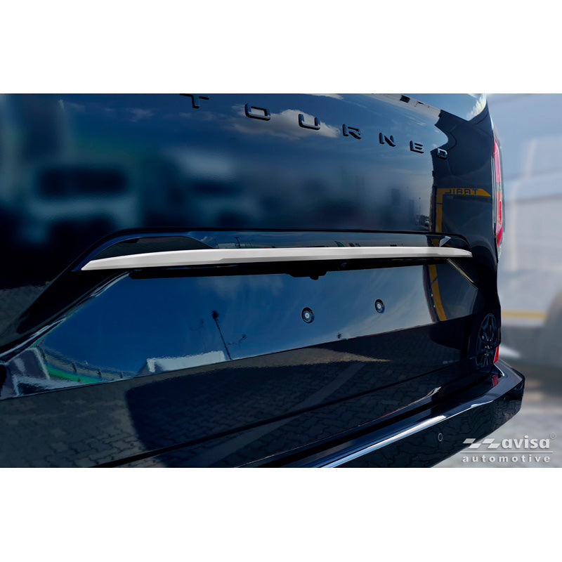 Avisa, Heckklappenleiste, gebürsteter Edelstahl, passt zu Ford Tourneo Custom II (V710) (2023-)