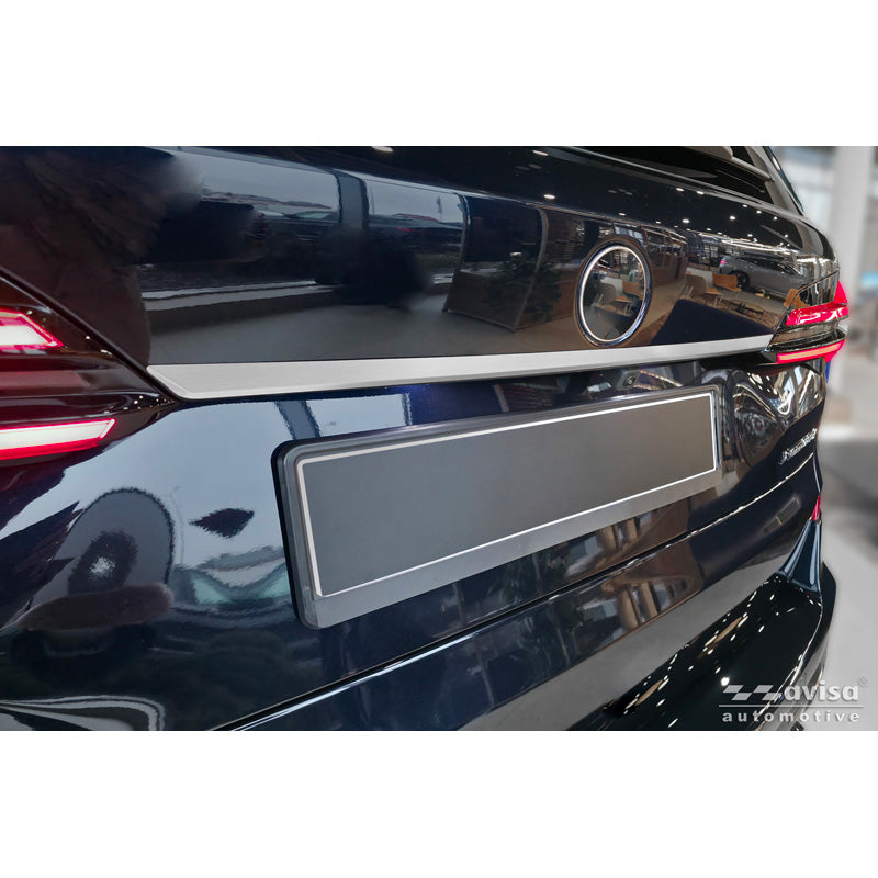 Avisa, Heckklappenschutz, gebürsteter Edelstahl, passt zu BMW X5 IV (G05) M-Sport (2018-2023) & Facelift (2023-)