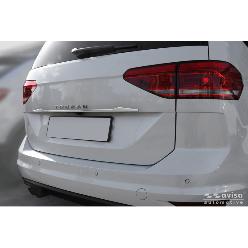 Avisa, Heckklappenschutz, Gebürsteter Edelstahl, passend für Volkswagen Touran (5T1) R-Line (2015-)