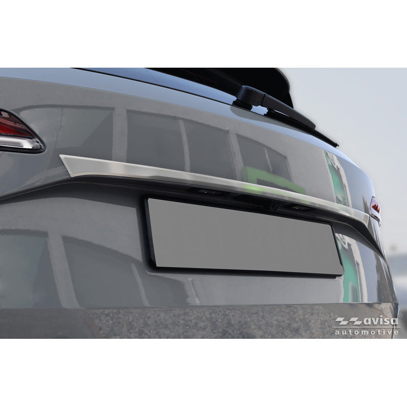 Avisa, Heckklappenverkleidung, Gebürsteter Edelstahl, passend für Skoda Karoq (NU7) Facelift (2022-)
