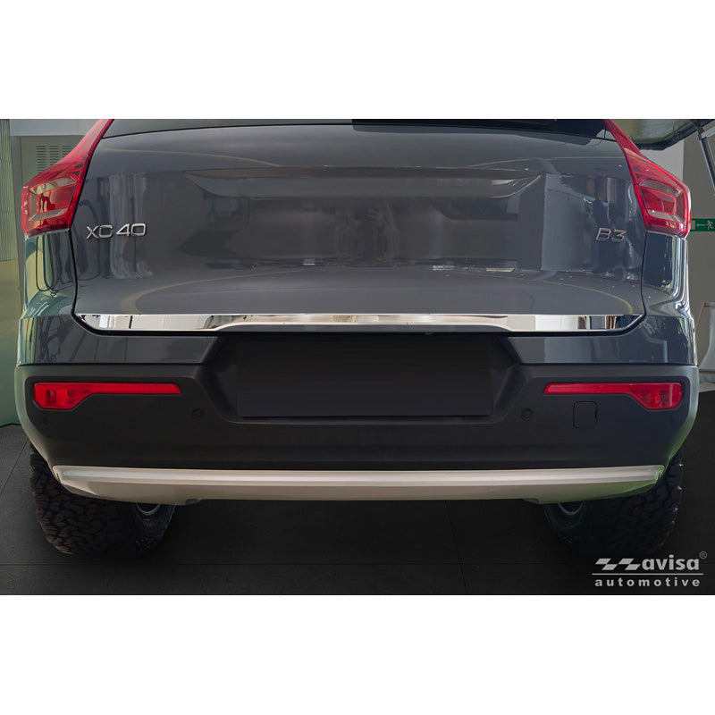 Avisa, Chrom-Heckklappenschutz, Edelstahl, passend für Volvo XC40 (536) (2017-)