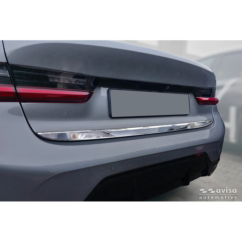 Avisa, Chrom-Heckklappenleiste, Edelstahl, passend für BMW 3-Serie (G20) M-Sport Facelift (2018-2022), Facelift (2022-2024) & Facelift (2024-)