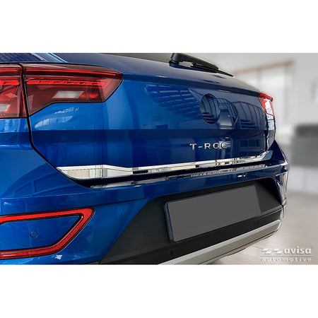 Avisa, Bagklapsliste, Krom rustfrit stål, passer til Volkswagen T-Roc (2017-2022) & Facelift (2022-2025) inkl. Cabrio