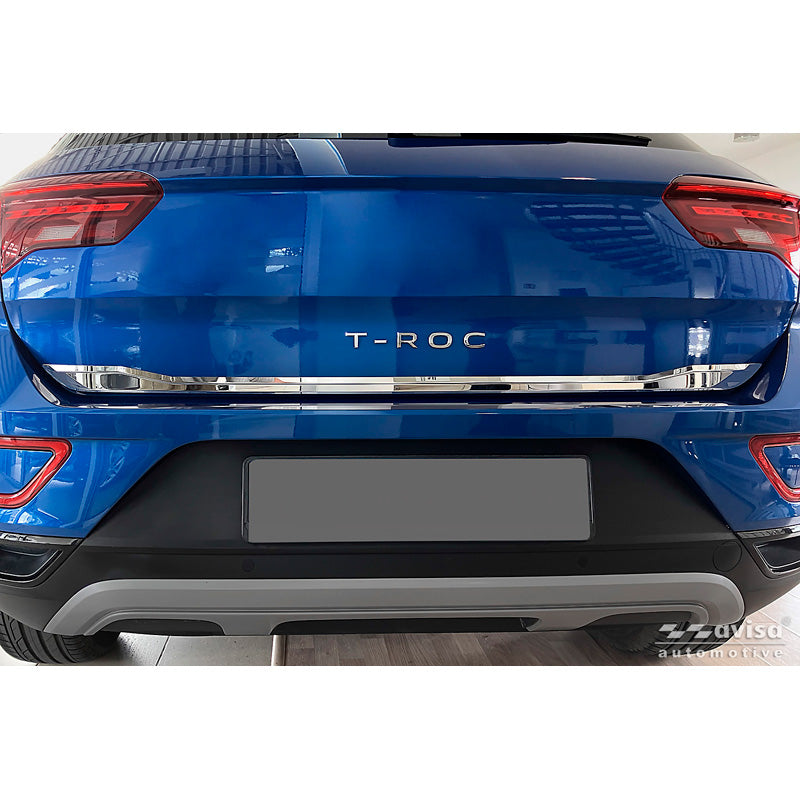 Avisa, Bagklapliste, Krom rustfrit stål, passer til Volkswagen T-Roc (2017-2022) & Facelift (2022-2025 incl. Cabrio)