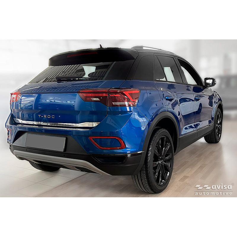 Avisa, Bagklapsliste, Krom rustfrit stål, passer til Volkswagen T-Roc (2017-2022) & Facelift (2022-2025) inkl. Cabrio
