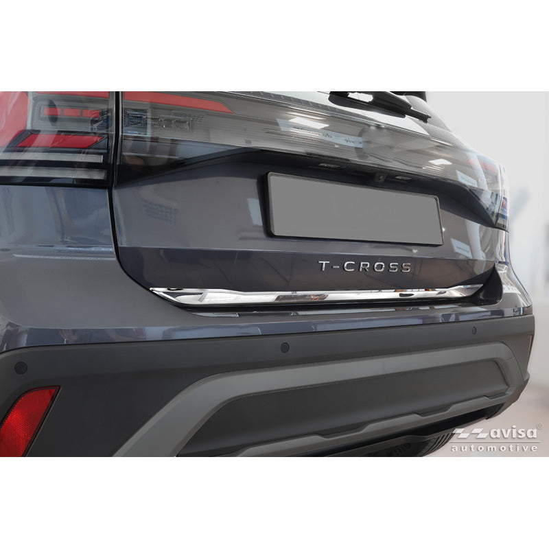 Avisa, Chromleiste für Heckklappe, Edelstahl, passend für Volkswagen T-Cross (2019-) & Facelift (2024-)