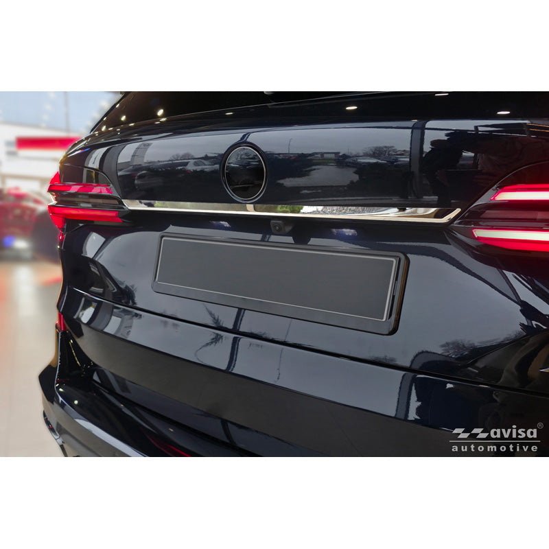Avisa, Chrom-Finish Heckklappenkantenschutz, Edelstahl, passend für BMW X5 IV (G05) M-Sport (2018-2023) & Facelift (2023-)