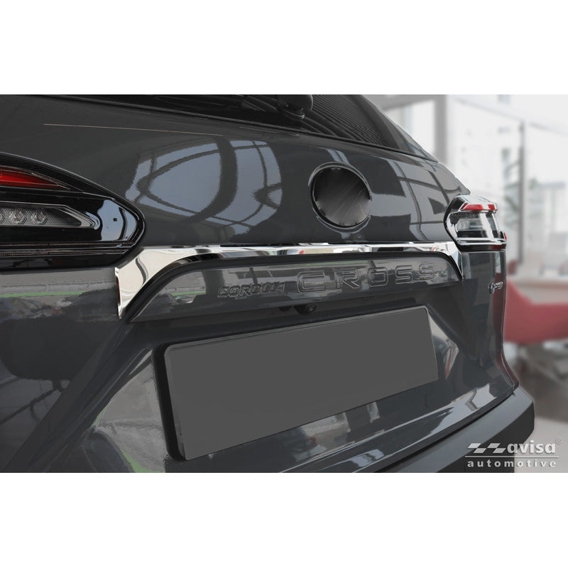 Avisa, Chrom-Kofferraumabschluss, Edelstahl, passend für Toyota Corolla Cross (2020-2025) & Facelift (2025-)