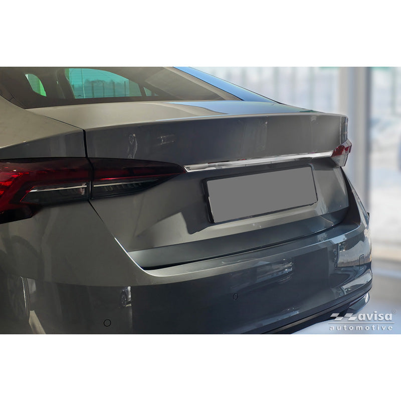 Avisa, Chrom-Heckklappenverkleidung, Edelstahl, passend für Skoda Octavia IV Liftback (NX3) (2019-2024) & Facelift (2024-)