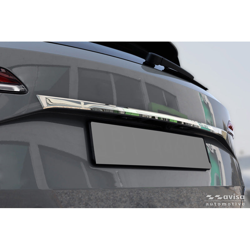 Avisa, Chromleiste für Heckklappe, Edelstahl, passt zu Skoda Karoq (NU7) Facelift 2022-