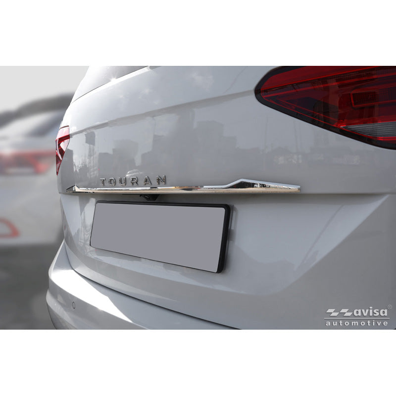Avisa, Chrom-Edelstahl Heckklappenverkleidung, passt zu Volkswagen Touran (5T1) R-Line (2015-)