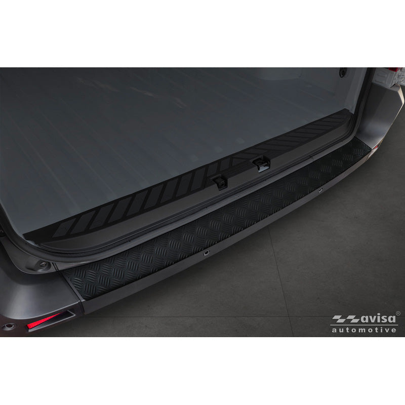 Avisa, Heckstoßstangenschutz, mattes schwarzes Aluminium, passend für Renault Master IV (2024-)
