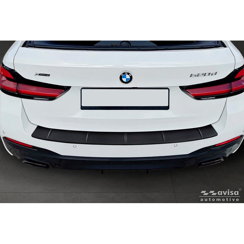 Avisa, Heckstoßstangenschutz, Edelstahl, passend für BMW 5 Series Touring (G31) Facelift 2020-2024 mit M-Paket - Mattschwarz