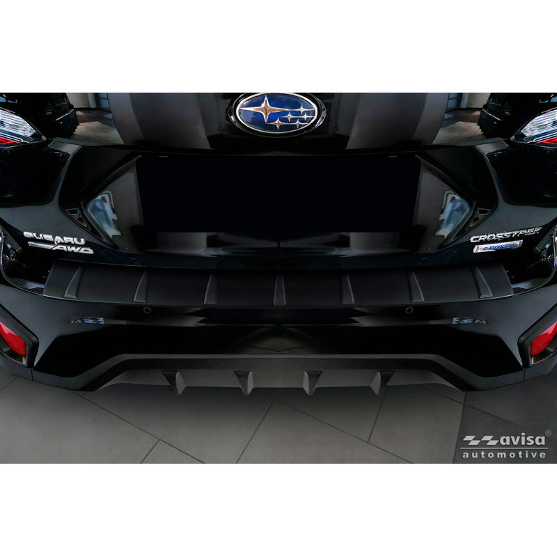 Avisa, Heckstoßstangenschutz, matt schwarzer Edelstahl, passt zu Subaru Crosstrek III (2023-)