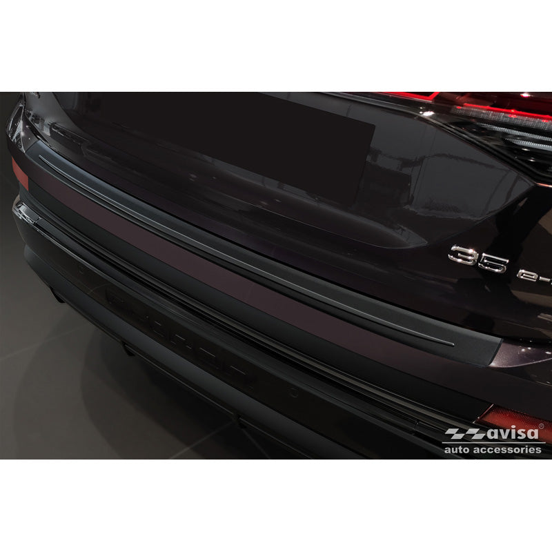 Avisa, Ladekantenschutz, Edelstahl, Mattschwarz, Passend für Audi Q4 e-tron (F4B) & Q4 e-tron Sportback (F4N) 2021-, 'Ribs'