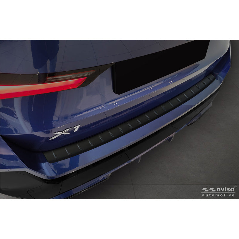 Avisa, Heckstoßstangenschutz, mattes schwarzes Edelstahl, passend für BMW X1 (U11) M-Sport & iX1 (U11) M-Sport (2022-)
