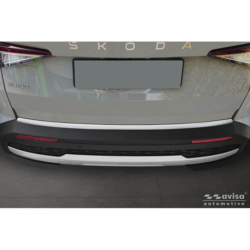 Avisa, Heckstoßstangschutz, Soft Silver, Edelstahl, passt für Skoda Elroq (2024-)