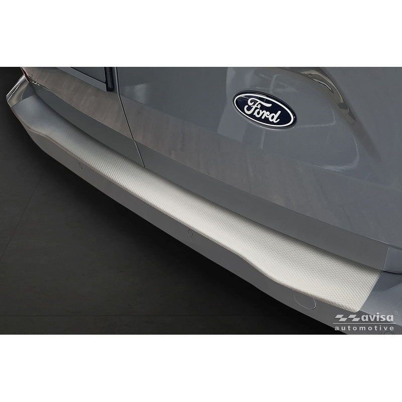 Avisa, Heckstoßstangenschutz, Edelstahl, passend für Ford Transit Custom II / Tourneo Custom II (2023-) & VW Transporter T7 (2024-) - Silber