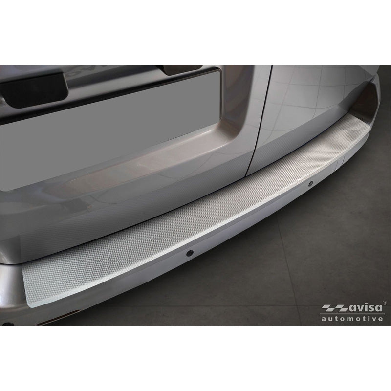 Avisa, Heckstoßstangenschutz, Edelstahl, passend für Citroën Jumpy & Spacetourer / Peugeot Expert & Traveller / Toyota Proace (2016-) / Opel Vivaro & Zafira Life (2019-) (L1) - Silber