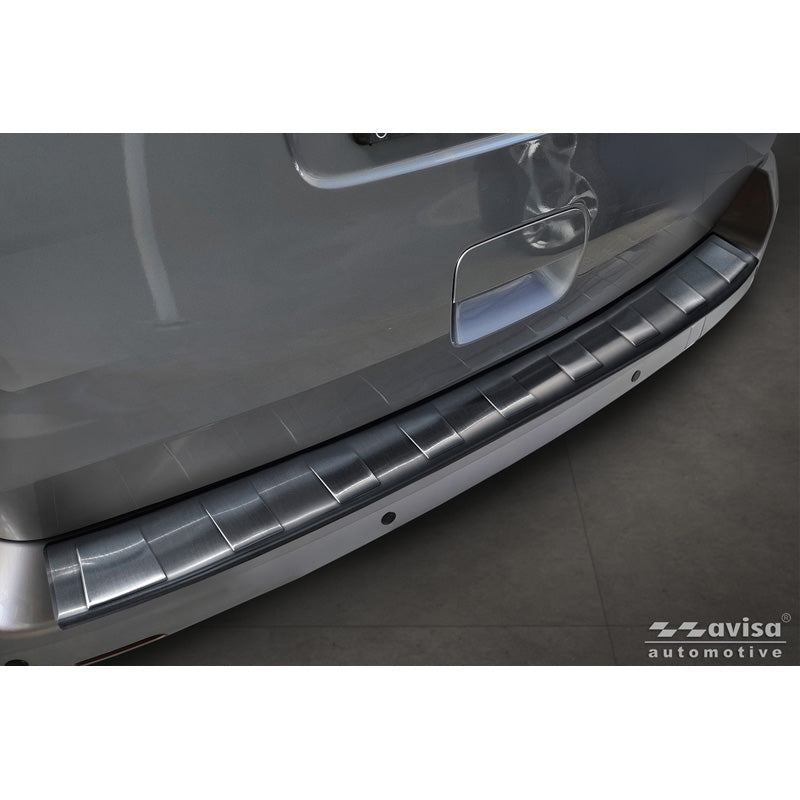 Avisa, Heckstoßstangenschutz, schwarzer Edelstahl, längere Version, passt zu Citroën Spacetourer / Jumpy & Peugeot Traveller / Expert & Toyota Proace Verso (2016-) & Opel Vivaro / Zafira Life (2019-)