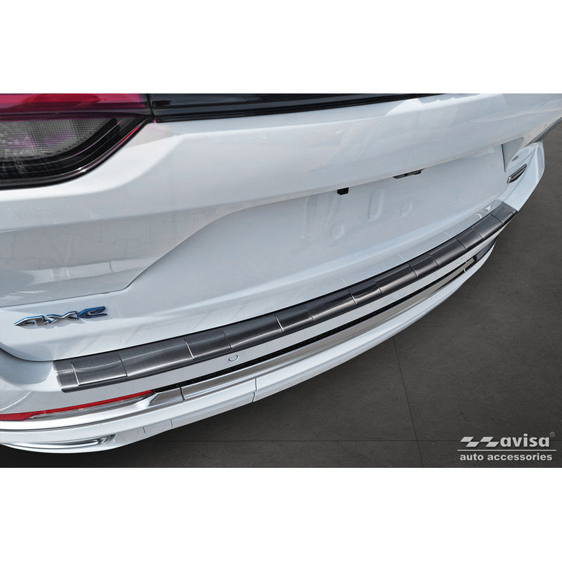 Avisa, Ladekantenschutz, Schwarzer Edelstahl, Passend für Jeep Grand Cherokee V (WL) 2022-, 'Ribs'