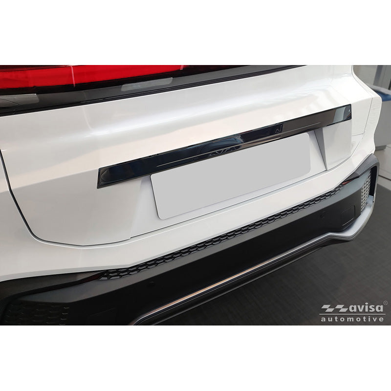 Avisa, Heckklappenleiste, schwarzes Chrom-Edelstahl, passt zu Toyota C-HR II (X20) (2023-)