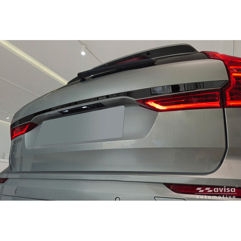 Avisa, Heckklappenverkleidung, schwarzes Chrom-Edelstahl, passt zu Volvo XC60 II (2017-2021) & Facelift (2021-)