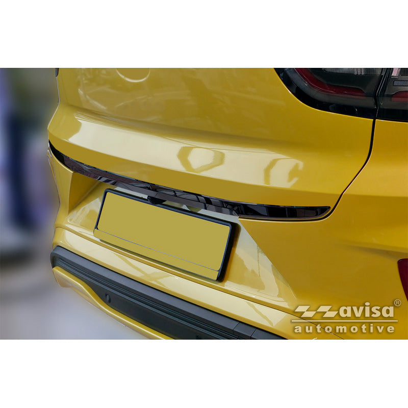 Avisa, Heckklappenleiste, schwarzes Chrom-Edelstahl, passt zu Ford Puma (2019-)