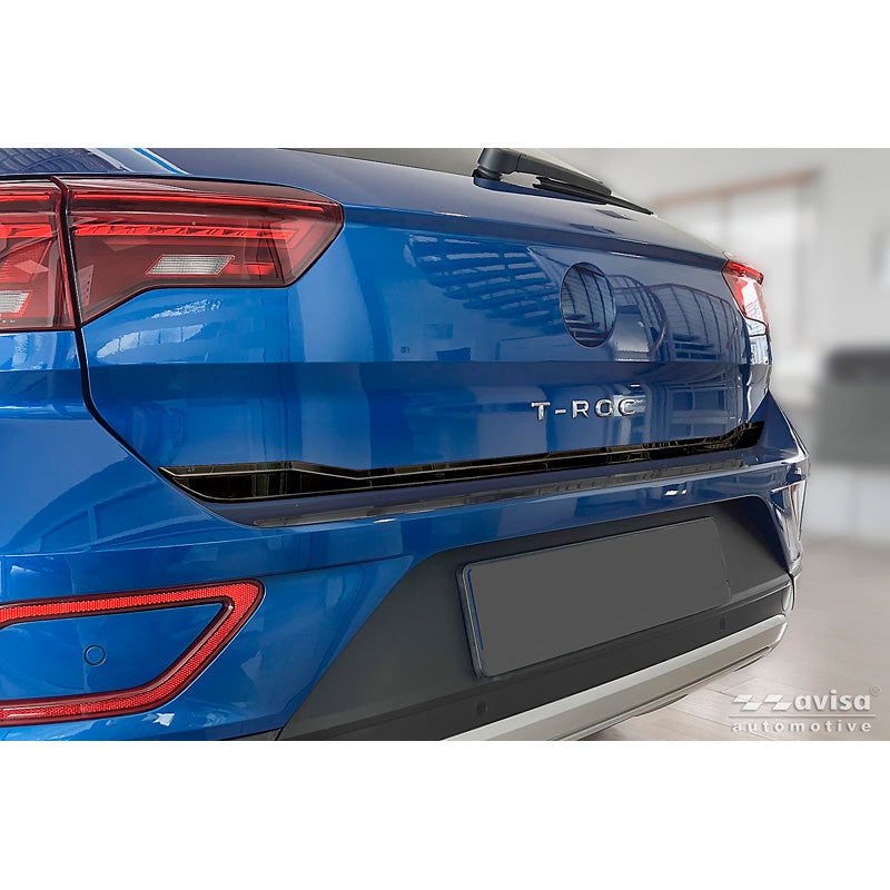 Avisa, Bagklapliste, Sort rustfrit stål, passer til Volkswagen T-Roc (2017-2022) & Facelift (2022-2025) inkl. Cabrio