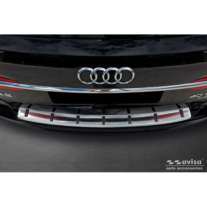 Avisa, Ladekantenschutz, Edelstahl, Passend für Audi A6 (C8) Avant inkl. S-Line 2018-2023 & Facelift 2023-, 'Strong Edition'