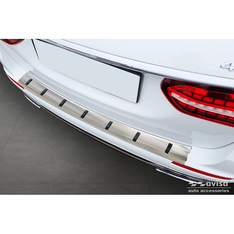 Avisa, Heckstoßstangenschutz, Edelstahl, Passend für Mercedes E-Class Estate S213 (2016-2023), 'Strong Edition'