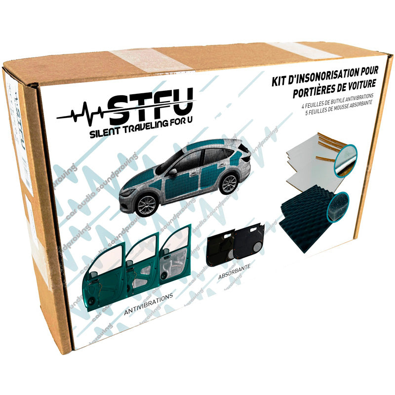 Dr.Artex, Türkit, STFU 9-teiliges Auto-Tür-Schalldämmungsset